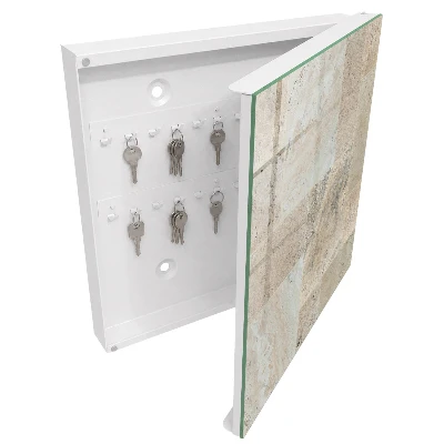 Marble tiles Key cabinet