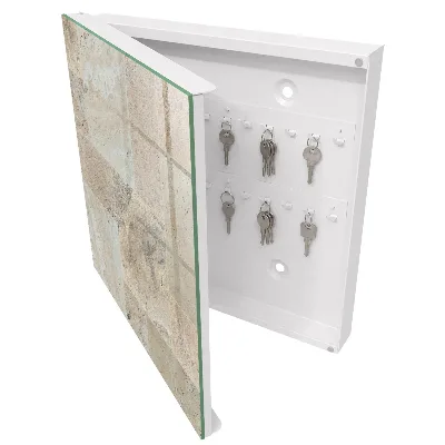 Marble tiles Key cabinet