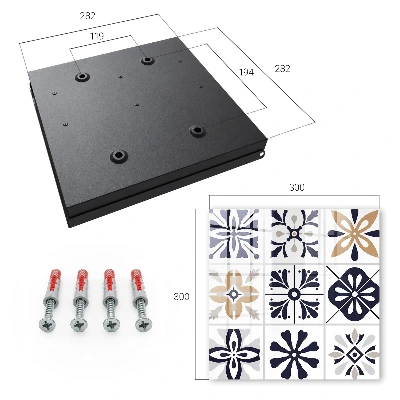Geometric patterns Key box for wall