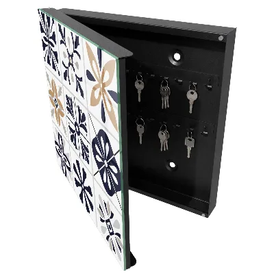 Geometric patterns Key box for wall