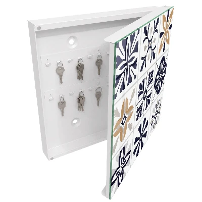 Geometric patterns Key box for wall