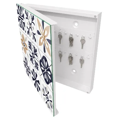 Geometric patterns Key box for wall