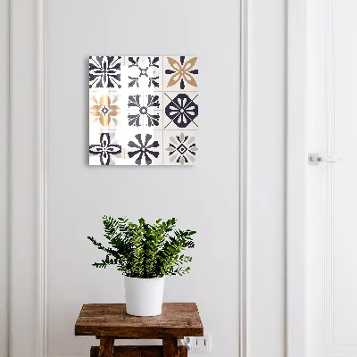 Geometric patterns Key box for wall