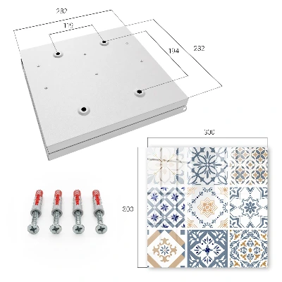 Tile patterns Wall mounted key box