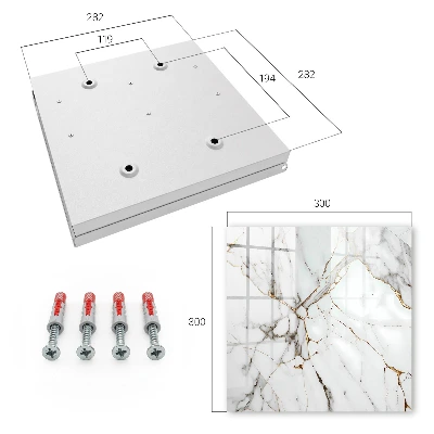 Marble elegance Key box for wall