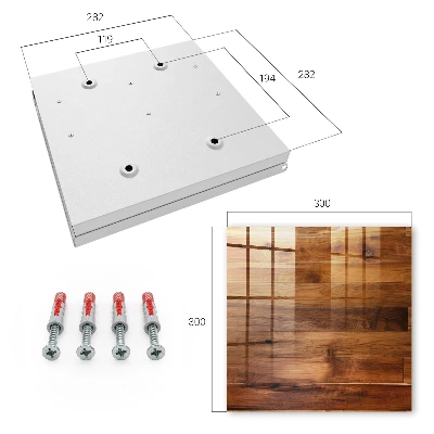 Wooden planks Key cabinet