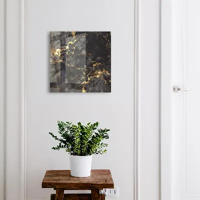 Black marble Key box for wall