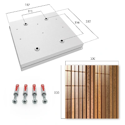 Warm lines Key cabinet