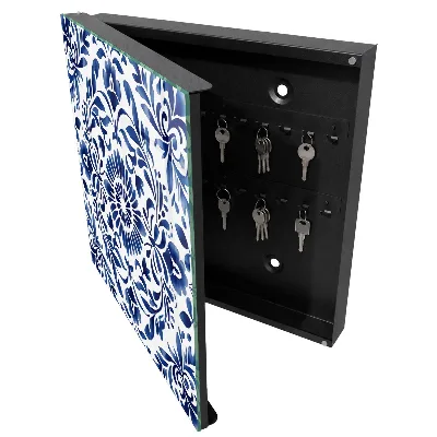 Floral ornament Key box for wall