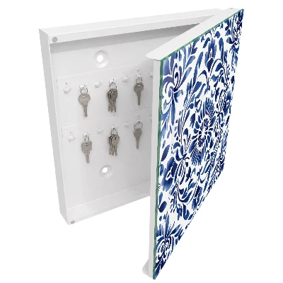 Floral ornament Key box for wall