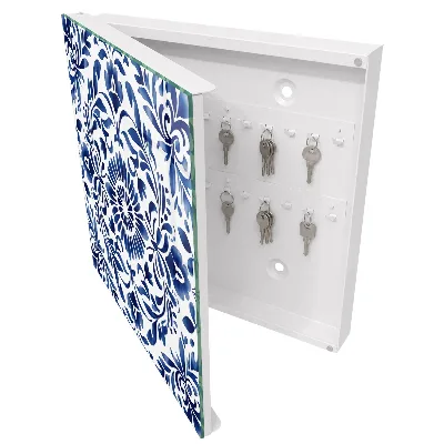 Floral ornament Key box for wall
