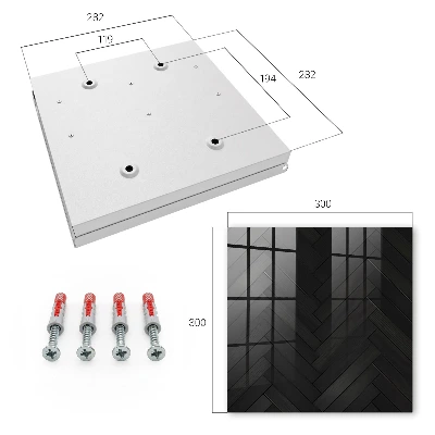 Dark elegance Wall mounted key box