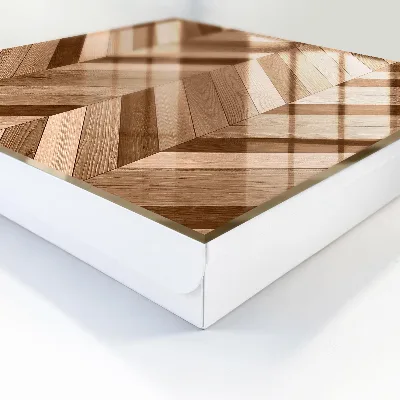 Wood herringbone Key cabinet