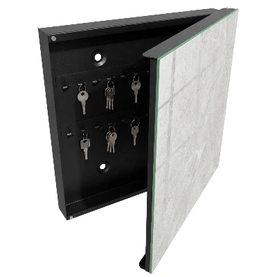 Grey structure Key box for wall