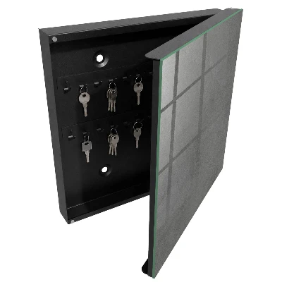 Grey texture Wall mounted key box