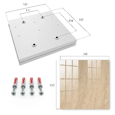 Beige marble Key box for wall