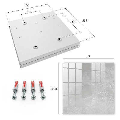 Grey elegance Wall mounted key box
