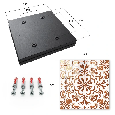 Ornamental pattern Key cabinet