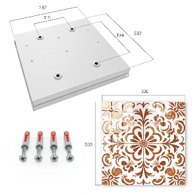 Ornamental pattern Key cabinet
