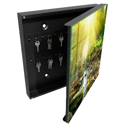 Forest stream Key box for wall