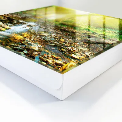 Forest stream Key box for wall
