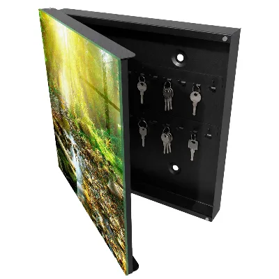 Forest stream Key box for wall