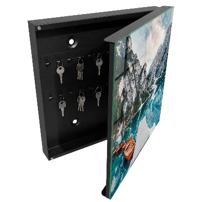 Mountain landscape Wall mounted key box