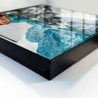 Mountain landscape Wall mounted key box
