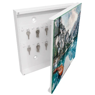 Mountain landscape Wall mounted key box