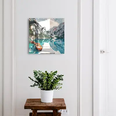 Mountain landscape Wall mounted key box