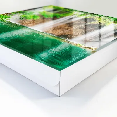 Green waterfall Key cabinet