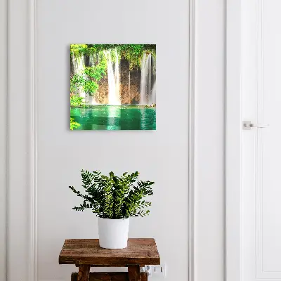 Green waterfall Key cabinet
