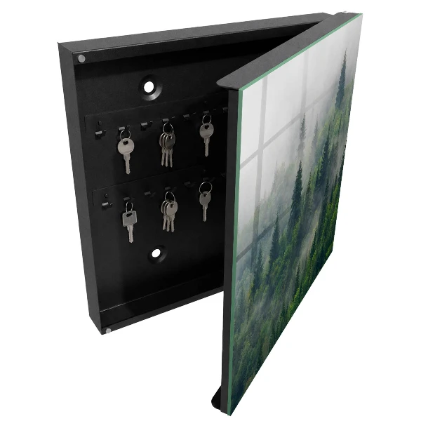 Misty forest Key box for wall