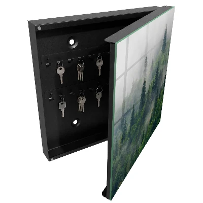 Misty forest Key box for wall