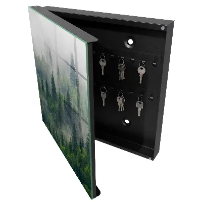Misty forest Key box for wall