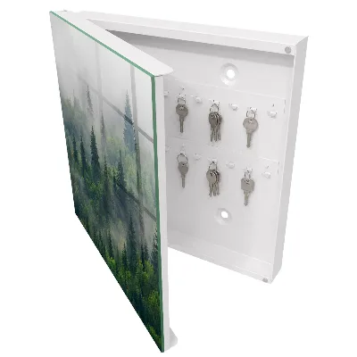 Misty forest Key box for wall