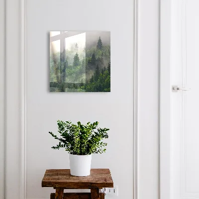 Misty forest Key box for wall