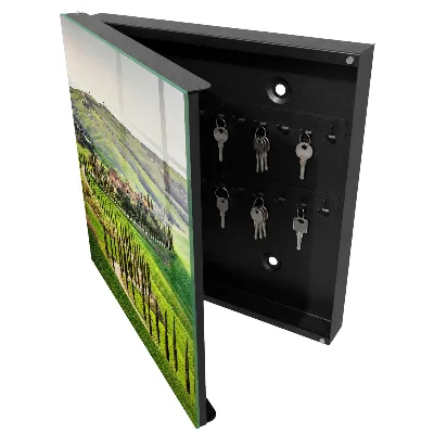 Tuscan landscape Wall mounted key box