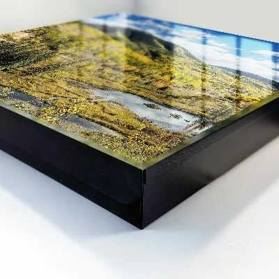 Autumn landscape Key box for wall