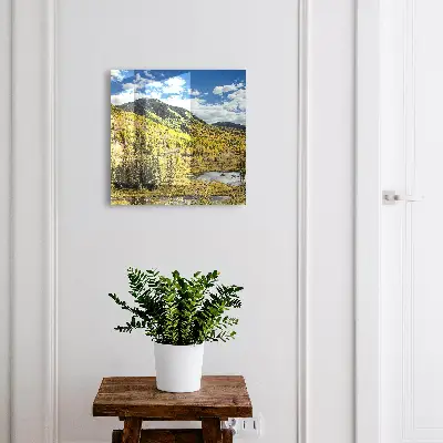 Autumn landscape Key box for wall
