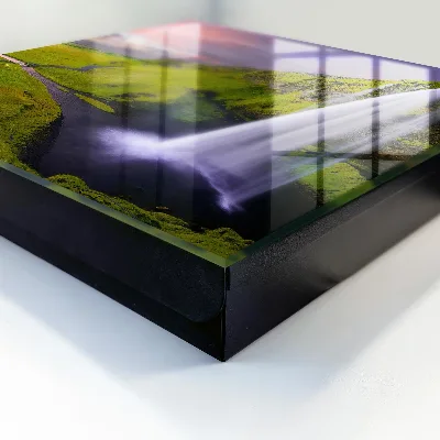 Mountain waterfall Key box for wall