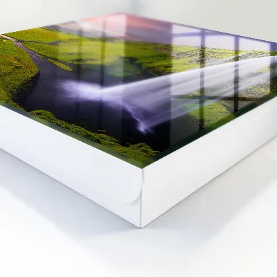 Mountain waterfall Key box for wall