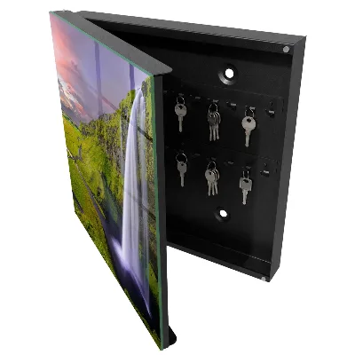 Mountain waterfall Key box for wall