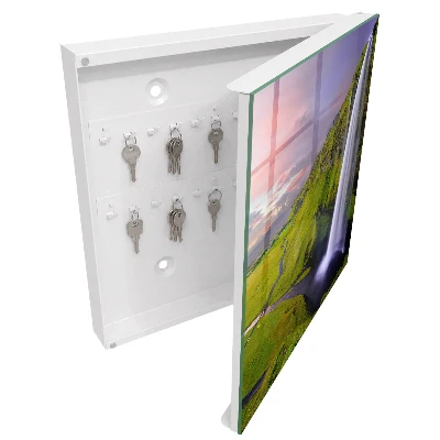 Mountain waterfall Key box for wall