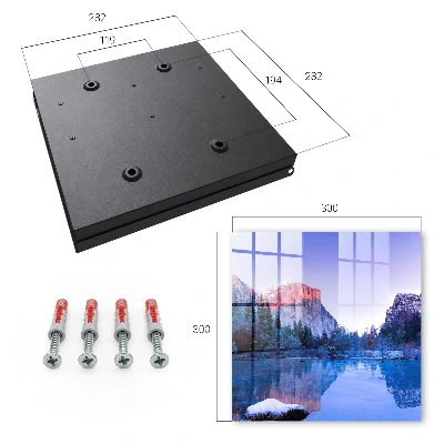 Magic of the landscape Key cabinet
