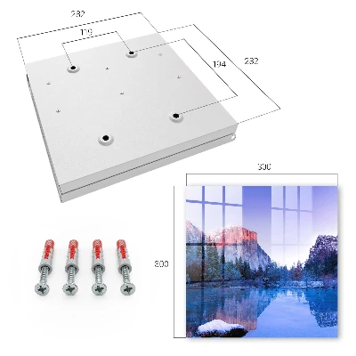 Magic of the landscape Key cabinet