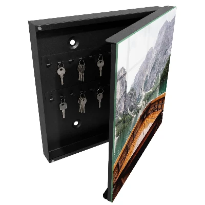 Mountain lake Wall mounted key box