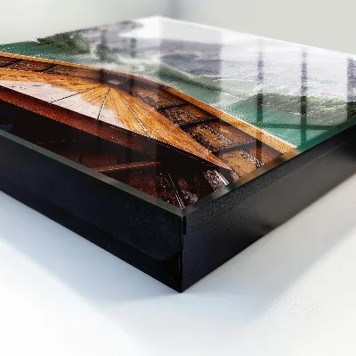 Mountain lake Wall mounted key box