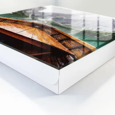 Mountain lake Wall mounted key box