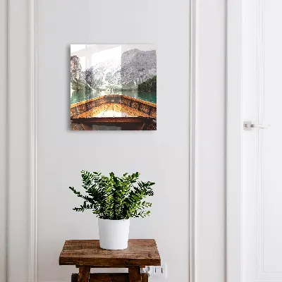 Mountain lake Wall mounted key box